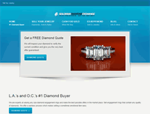 Tablet Screenshot of goldmandiamondexchange.com